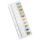 Zakładki indeksujące z linijką Tres 44x12mm, 100szt Cyfry
